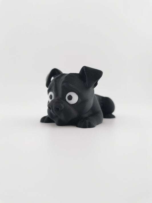 Articulated Staffordshire Bull Terrier Flexi Dog – Fidget Toy & Desk Buddy