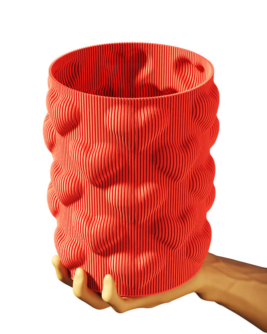 Heart Vase - 3D Printed Decorative Vase