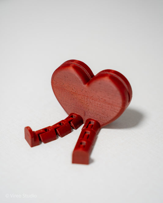 Flirty Heart Display – Flexible-Leg Photo &amp; Card Holder