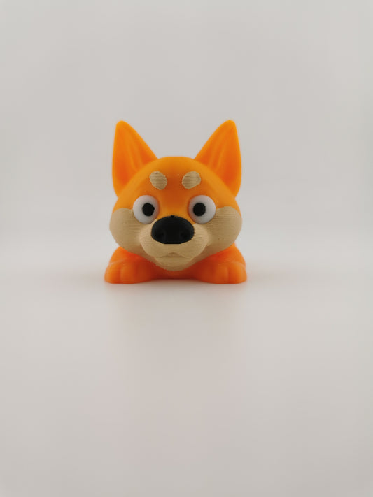 Articulated Shiba Inu Flexi Dog – Fidget Toy & Desk Buddy