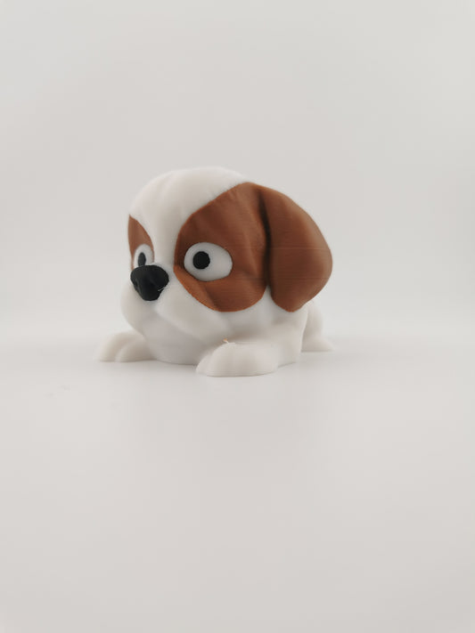 Articulated Shih‑Tzu Flexi Dog Fidget Toy & Desk Buddy